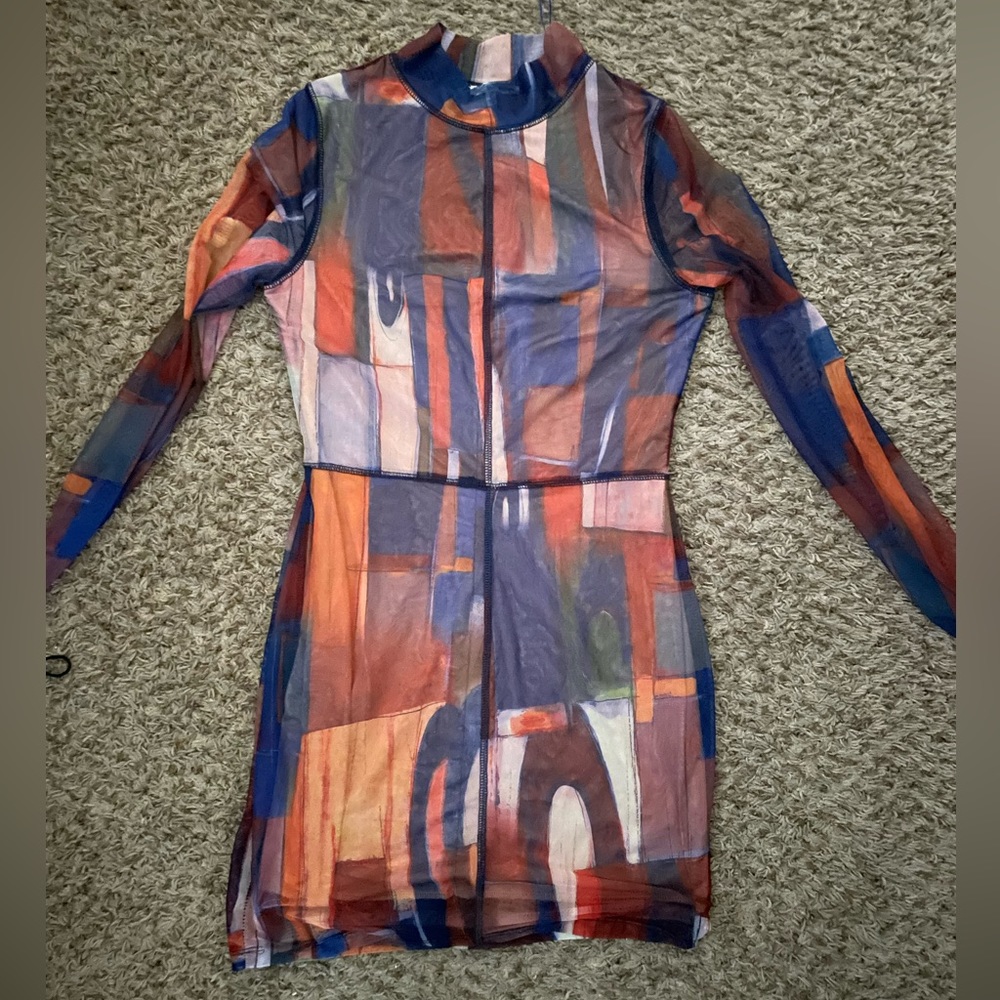 Fashion Nova Geometric Mini Dress